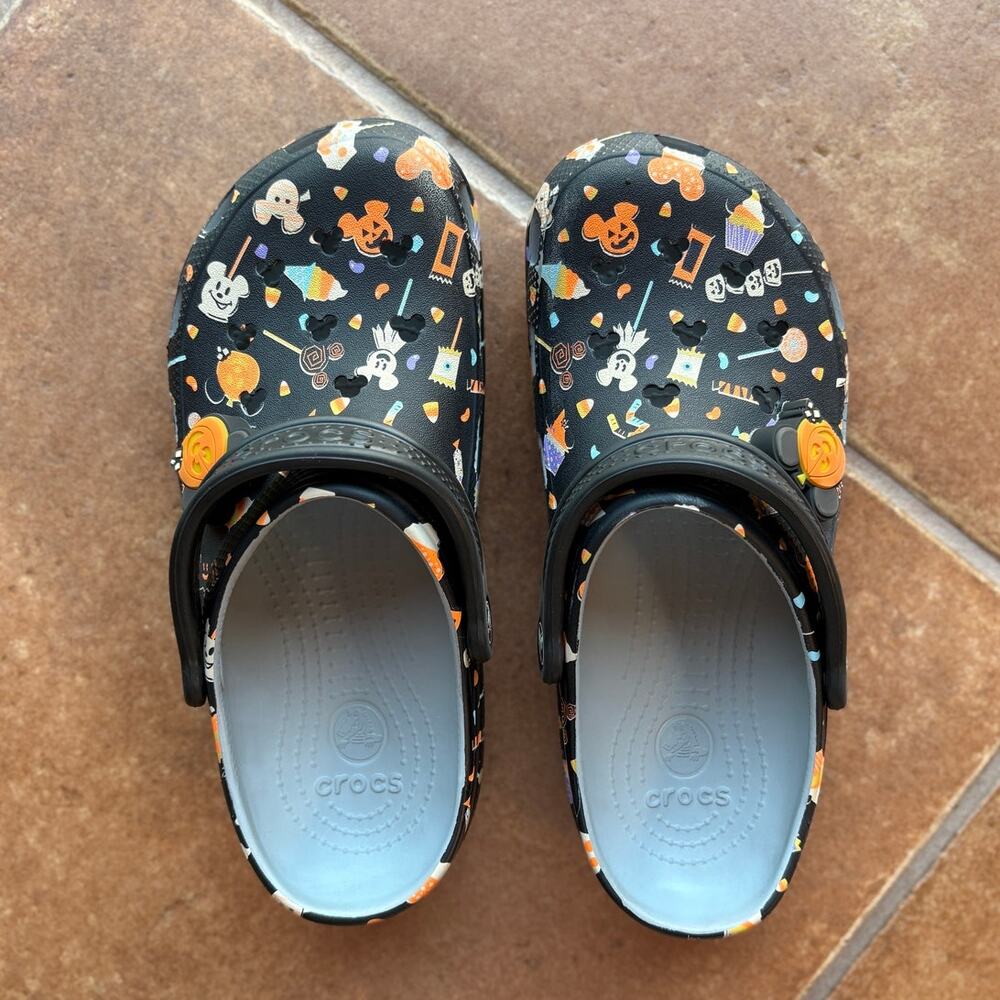 Crocs Disney X Halloween Crocs Clogs Cute Cartoon Colorful Micky Mouse W 9 M 7 - Picture 6 of 13